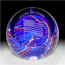 Caithness United We Stand Engraved Paperweight