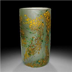 Peter Layton Mimosa Frosted Cylinder Vase