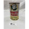 Image 1 : Vintage White Rose Oil Can, no bottom