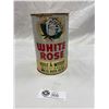 Image 2 : Vintage White Rose Oil Can, no bottom