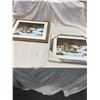 Image 1 : 2 Bob Barnes Prints with Frames 23 x 19 Inches