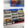 Image 2 : Lot of 2 HotWheels 10 Cars in Original Boxes