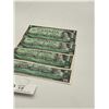 Image 2 : 4 Bank of Canada 1967 One Dollar Bank Notes in Great Shape