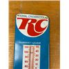 Image 2 : Vintage RC Cola Royal Crown Metal Advertising Thermometer 13.5 inches tall