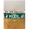 Image 1 : Vintage Smoke Kool Cigarette Tin Sign 26 x 11 Great Graphics