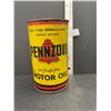 Image 2 : Vintage Pennzoil Owl Oil Tin Can "Be Oil Wise" - Empty