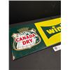 Image 2 : Canada Dry/Wink Pop Sign Measures 21.58 x 9" Nice Shape