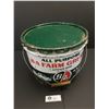 Image 2 : Vintage 25lb BA All Purpose Farm Grease Lithium Base Tin in Nice Shape