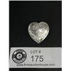 Image 1 : Large Very Nice Sterling Heart Brooch.