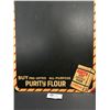 Image 2 : 1940's Purity Flour Masonite Chalkboard 14.5" x18.5"