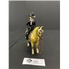 Image 2 : Vintage Cast Medal Horse with Plastic Cowboy - HopAlong Cassidy?