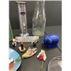 Image 2 : Vintage Collectibles Lot - Milk Bottle Calgary, Mini Coke Ornaments, Flashlight, Mussons Ready Recor