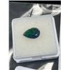 Image 2 : Sparkling Black Opal Full Play of Colour 1.08 ct 1138 x 7.92 x3.33mm Faceted Pear Cut- Ethiopia