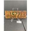 Image 1 : 1919 Ontario License Plate