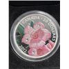 Image 2 : 2012 Sterling Silver .$20 Fine Silver .999 Rhododendron Coin in Original Box