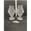 Image 1 : Nice Pair of Waterford Hurricane Candle Holders
