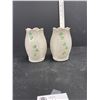 Image 2 : 2 Belleek Vases 5" Tall plus Small Bowl