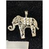 Image 2 : Sterling Cutwork Elephant Pendant