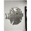 Image 2 : Richmond Fire Rescue CutOut Metal Sign 36 x27" Was made for a renovation but not used