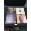 Image 1 : Lot of 4 Record Albums from a Private Collection Cyndi Lauper, Kenny Rogers, Etc