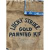 Image 2 : Lucky Strike Burlap Bag and 1928 Model A License Plate Frame