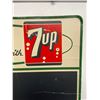 Image 2 : Vintage Cardboard/Masonite 7 Up Chalkboard 20x20" One you Don't See Often!