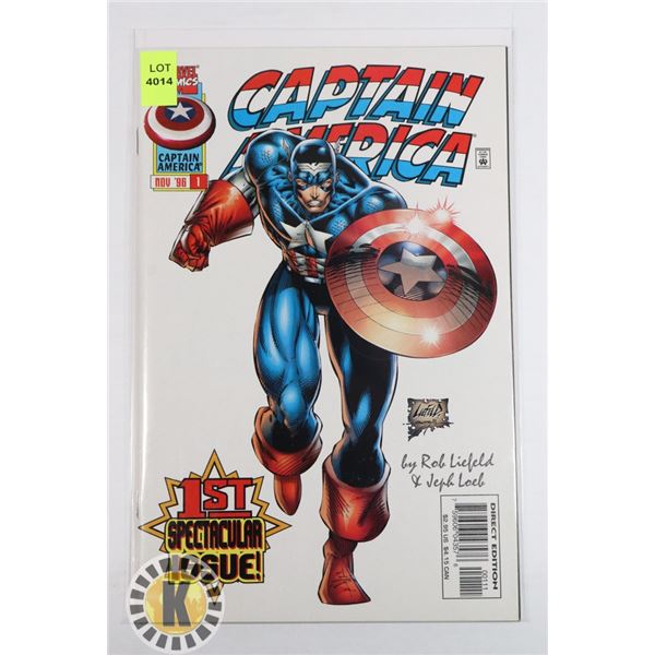 MARVEL CAPTAIN AMERICA FIRST ISSUE  NOV '96