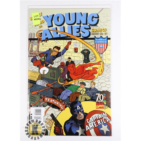 MARVEL BUCKY AND TORO IN YOUNG ALLIES COMICS