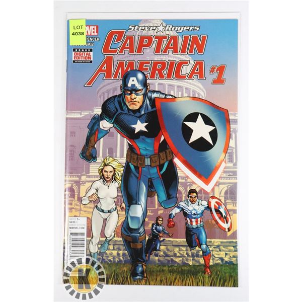 MARVEL STEVEN ROGERS CAPTAIN AMERICA #1