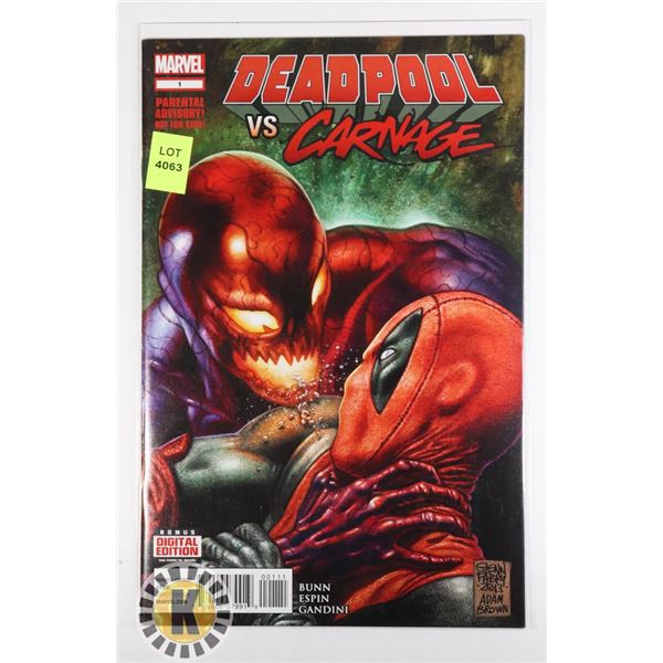 MARVEL DEADPOOL VS CARNAGE #1