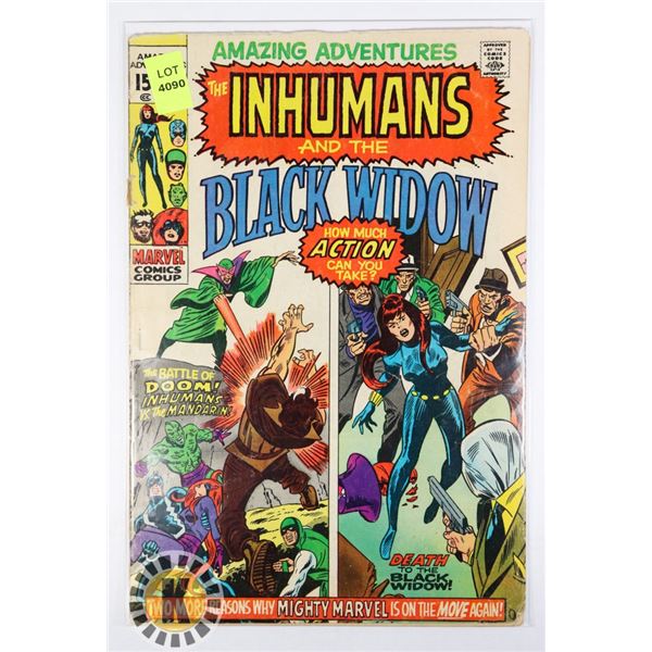MARVEL THE INHUMANS AND THE BLACK WIDOW 3 NOV
