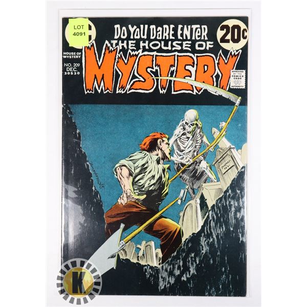 DC HOUSE OF MYSTERY NO. 209 DEC