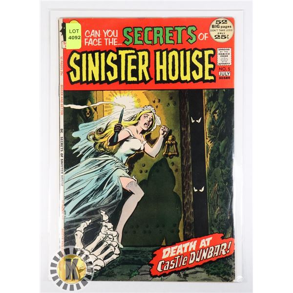 DC SECRETS OF SINISTER HOUSE