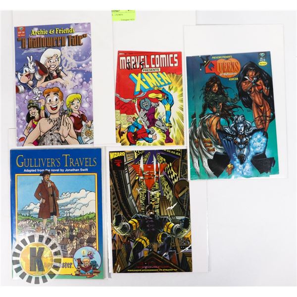 7 MINI COMICS - 2 X-MEN