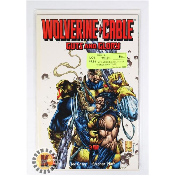 MARVEL WOLVERINE/CABLE GUTS & GLORY ONE SHOT COMIC