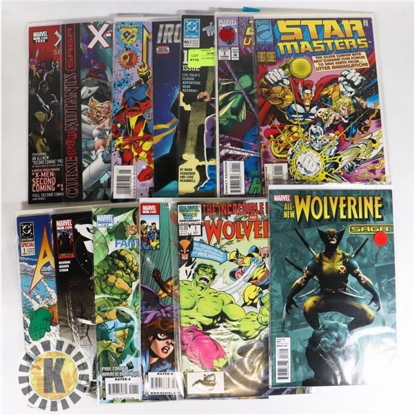 LOT OF 13 #1 ISSUES
