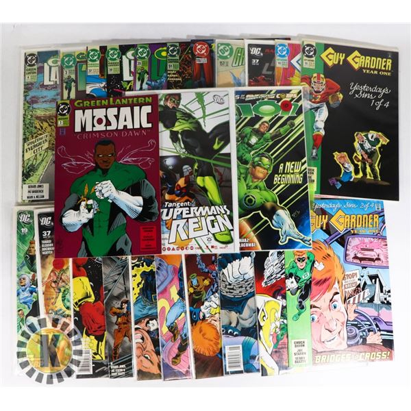 24 ISSUES OF GREEN LANTERN COMICS 1 KEY ISSUE