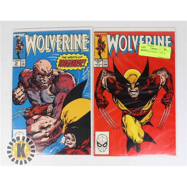MARVEL WOLVERINE 17 AND 18 COMICS