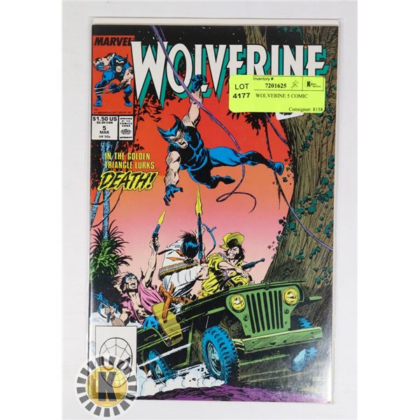 MARVEL WOLVERINE 5 COMIC