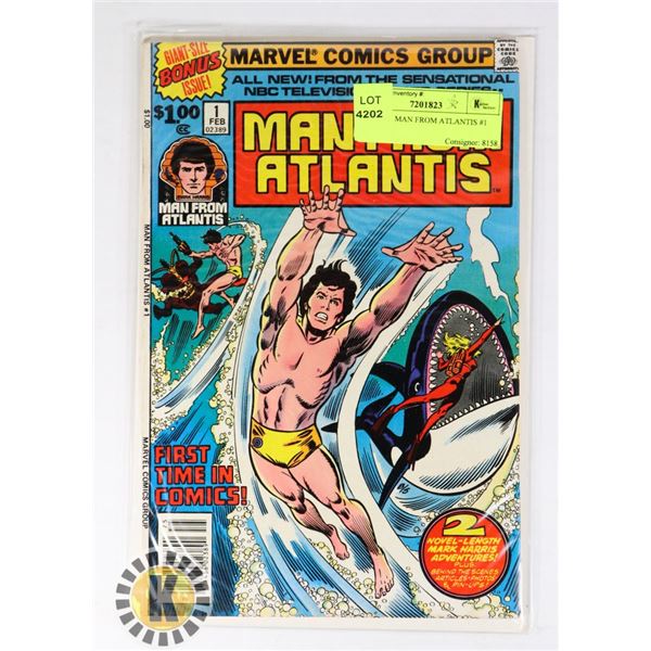 MARVEL MAN FROM ATLANTIS #1 COMIC