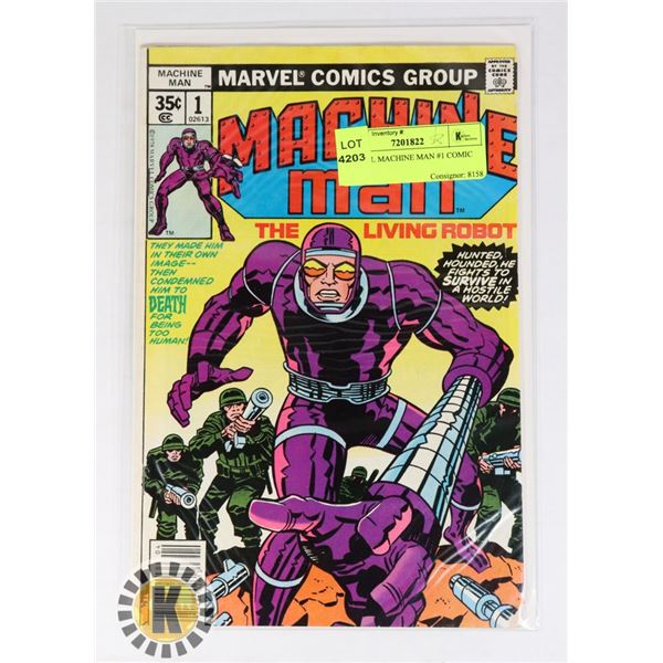 MARVEL MACHINE MAN #1 COMIC