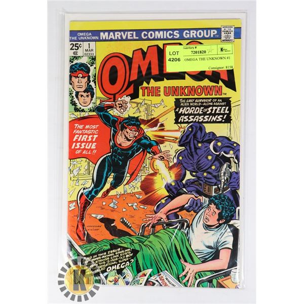 MARVEL OMEGA THE UNKNOWN #1 COMIC