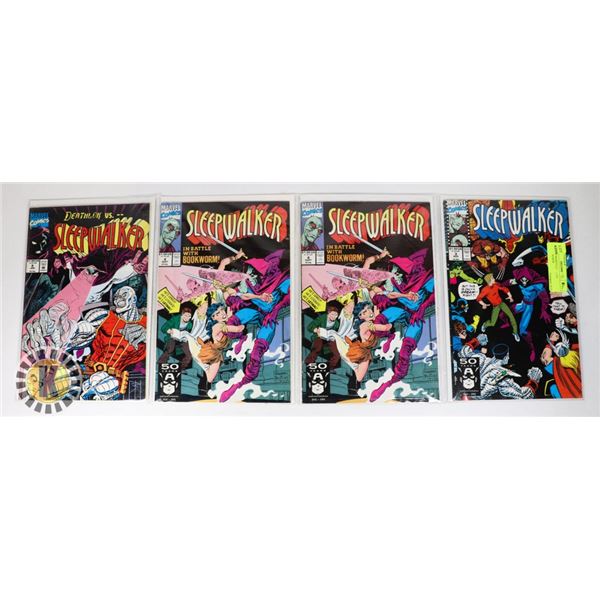 LO OF 4 MARVEL COMICS SLEEPWALKER