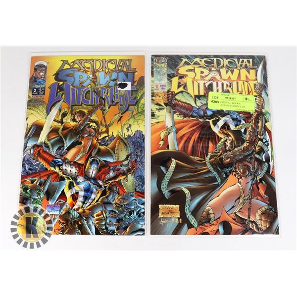 IMAGE MEDIEVAL SPAWN WITCHBLADE #1-2 COMIC LOT
