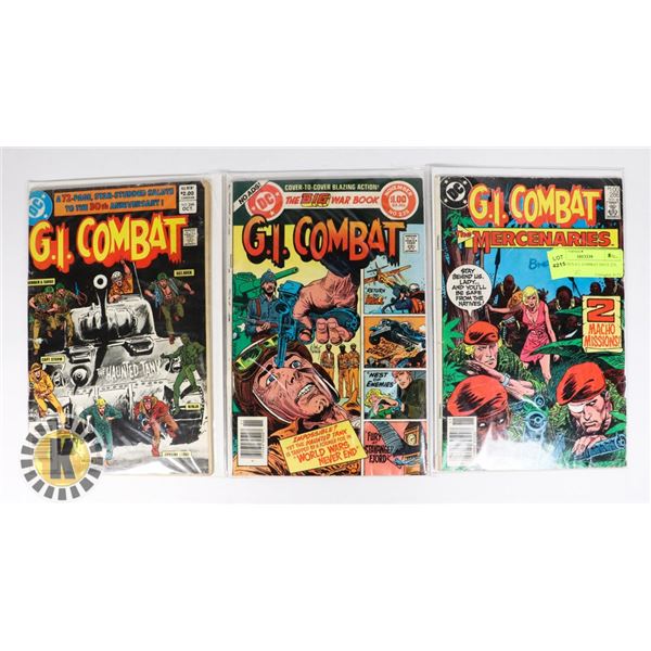 DC COMICS G.I. COMBAT ISSUE 235, 246, 286