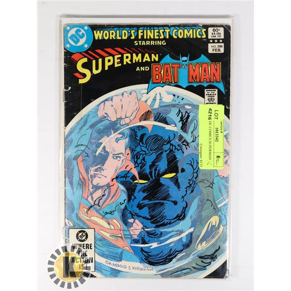 LOT OF 2 DC COMICS SUPERMAN