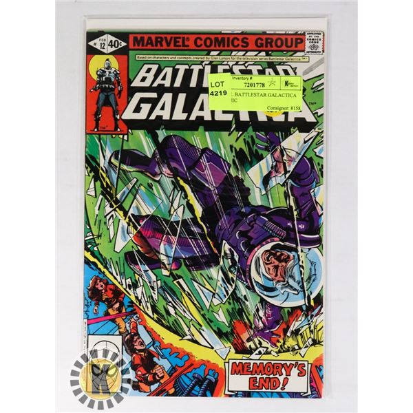 MARVEL BATTLESTAR GALACTICA #12 COMIC