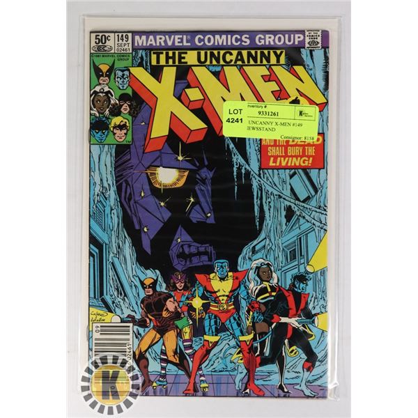 MARVEL UNCANNY X-MEN #149 COMIC, NEWSSTAND