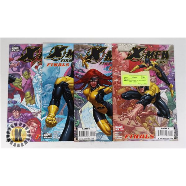 X-MEN FIRST CLASS FINALS RUN1-4 UP & COMING X-MEN