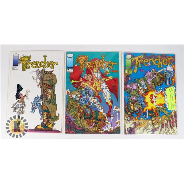 LOT OF 3 IMAGE COMICS TRENCHER